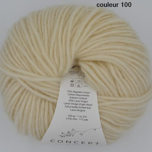 Cotton-mérino coul 100 bain 900.95 concept de katia
