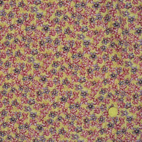 Coupon tissu patchwork  35cm x 55cm série aspen wild flowers