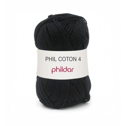 Phil coton 4 noir bain 104 de phildar
