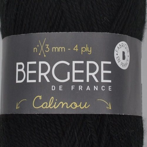 Calinou  noir laine bergère de france
