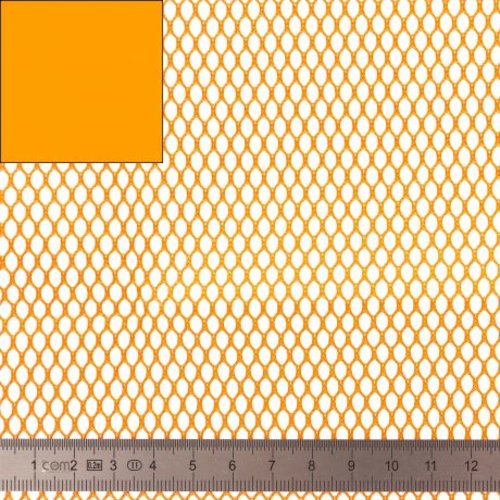 Tissu filet -  mesh fabric orange