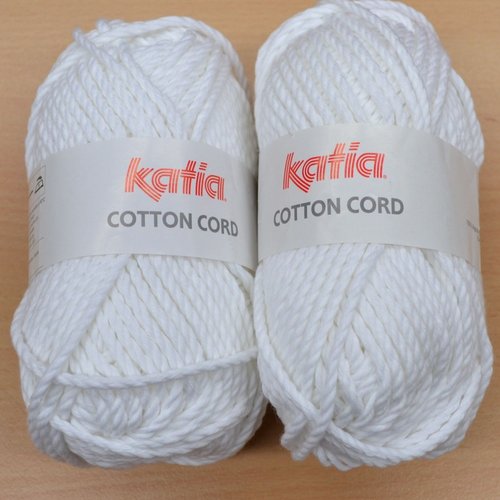 Cotton cord coul blanc katia