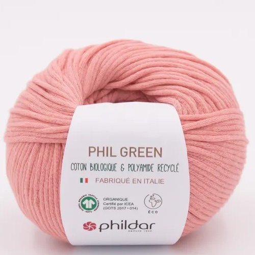 Phil green coul rose thé by phildar