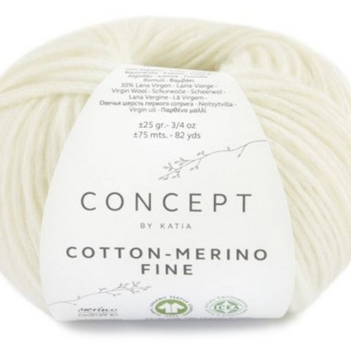 Cotton mérino fine coul 80 concept by katia