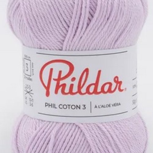 Phil coton 3 lilas de phildar