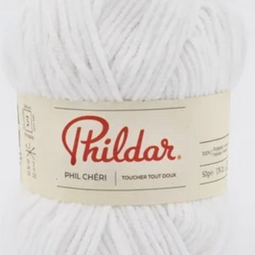 Phil chéri blanc laine phildar