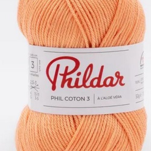 Phil coton 3 abricot phildar