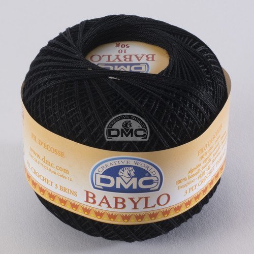  babilo n°10 couleur 310 dmc coton dentelle