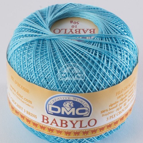  babilo n°10 couleur 3846 dmc coton dentelle