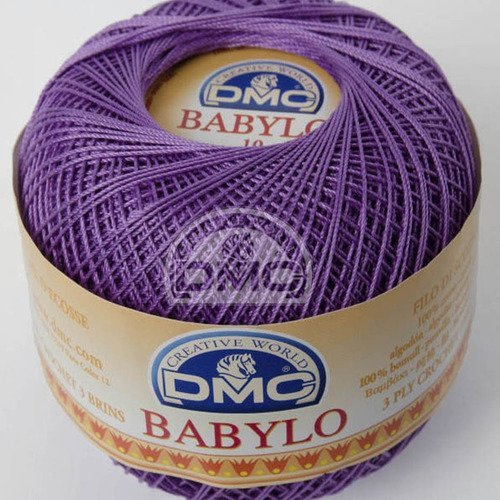  babilo n°10 couleur 553 dmc coton dentelle