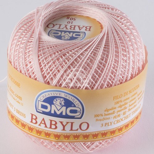  babilo n°10 couleur 818 dmc coton dentelle