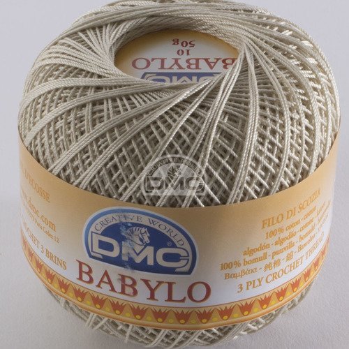  babilo n°10 couleur 822 dmc coton dentelle