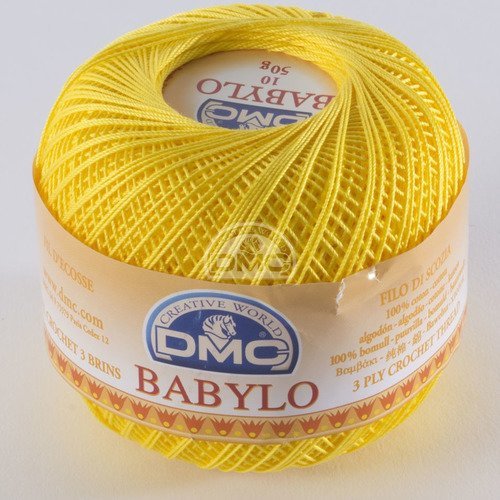  babilo n°10 couleur 973 dmc coton dentelle