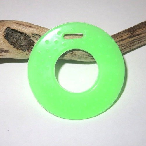 Anneau en silicone de dentition cercle vert