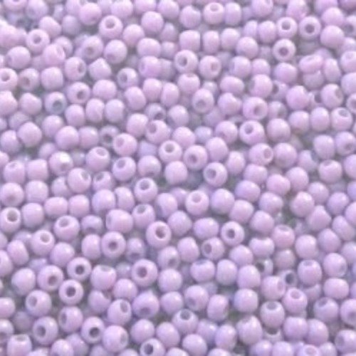 17 g perles de rocaille lavande 2.6 mm