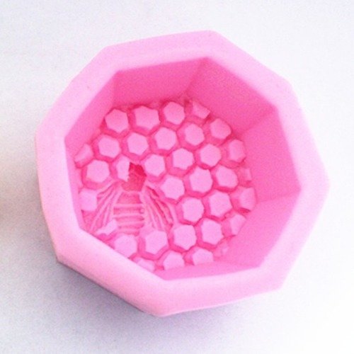 Moule silicone nid d'abeille grand modèle 6.5 x 6.5 x 3 cm