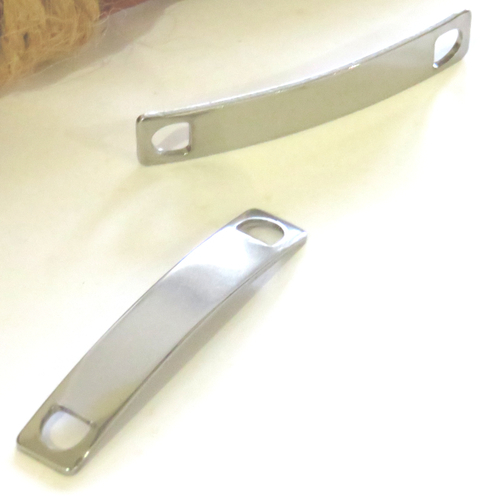 Connecteur rectangulaire acier inoxydable  7 x 39 mm