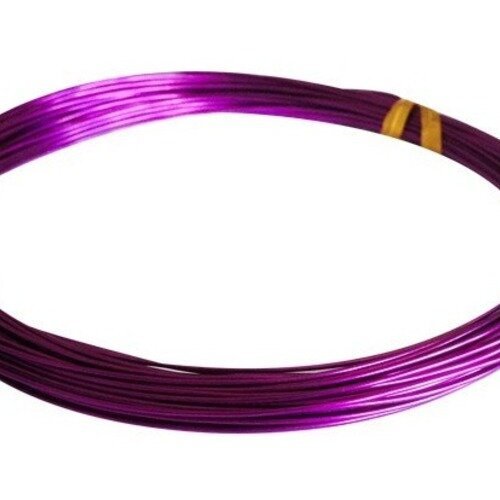 5 m fil aluminium de 2 mm violet 