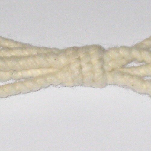 1 m cordon en laine feutrée écru