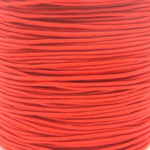 5 m fil élastique rouge 0.8 mm