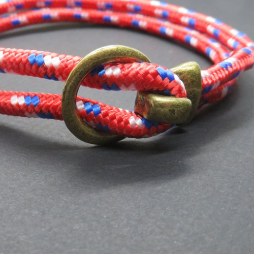 Fermoir crochet pour cordon bronze antique