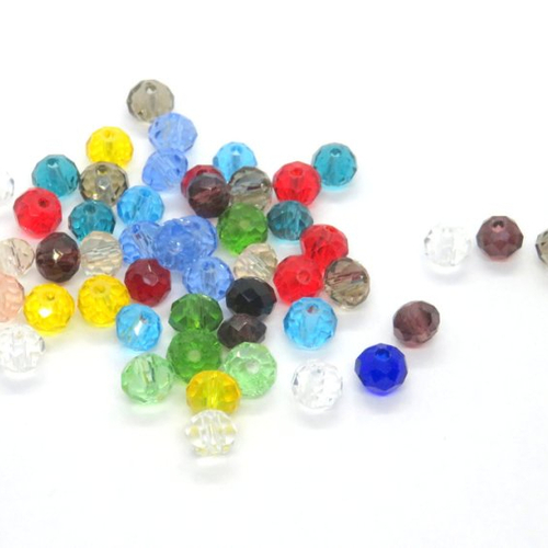 10 perles miyuki multicolore 6 mm