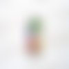 2 breloques crayon résine 20 x 6 mm