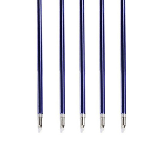 5 recharges stylo bleu