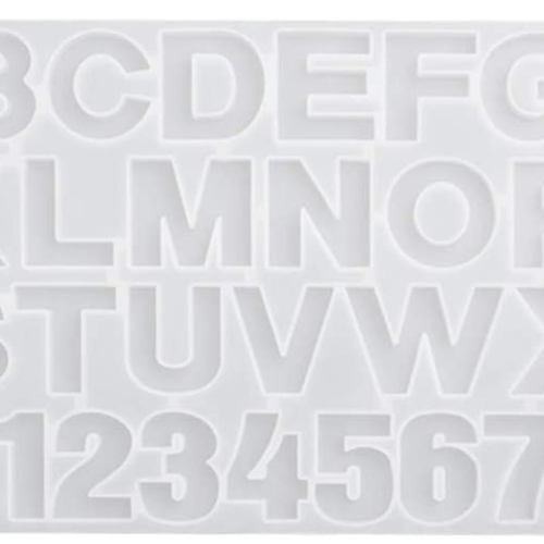 Moule silicone alphabet/chiffre