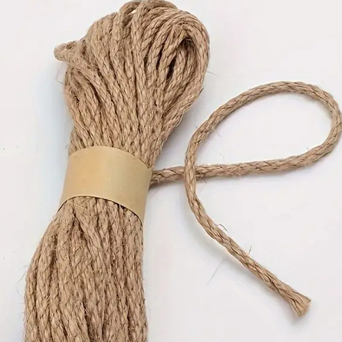 20 m ficelle jute naturelle tressée 3 mm