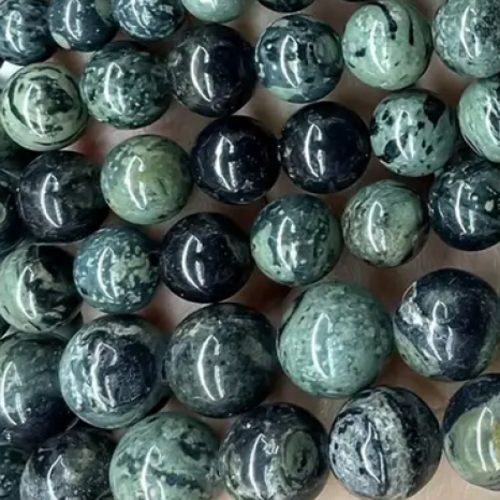 10 perles pierre rhyolite 6 mm