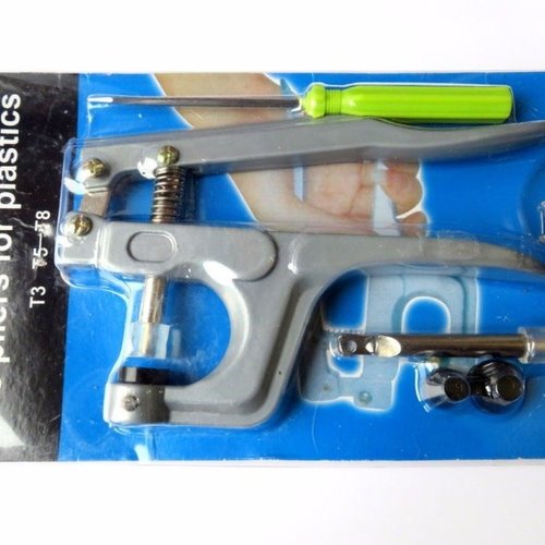 Kit pince kam pour boutons pressions