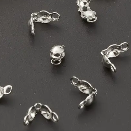 10 cache-nœuds acier inoxydable 6 x 3 mm