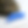 Plume en silicone dentition bleu 56 mm