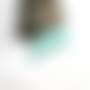 Plume en silicone dentition vert turquoise 56 mm