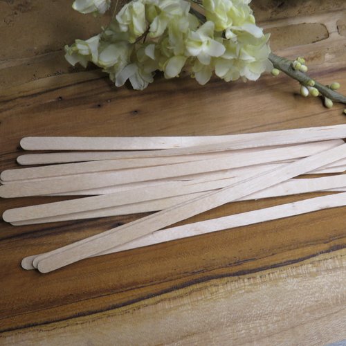 50 bâtons en bois mélangeur