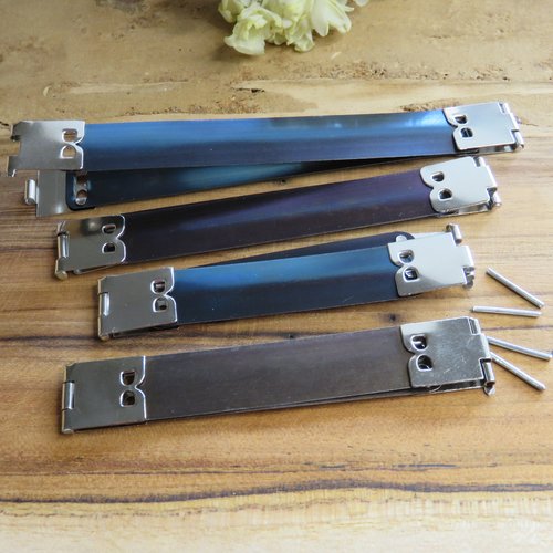 Lot 4 fermoirs clic clac flexibles porte monnaie