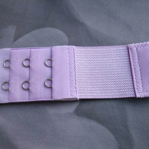 Rallonge de soutien-gorge élastique violette 2 rangs