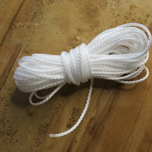 6 m cordon en polyester résistant pour attache tétine blanc norme ce 1.5 mm