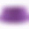 Ruban flèches dorées  - fond violet - ruban gros grain  - vendu au mètre