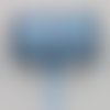 Biais lurex replié - uni bleu - 15 mm - vendu au mètre