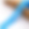 Jolie dentelle élastique - bleu turquoise - 22 mm - vendu au mètre