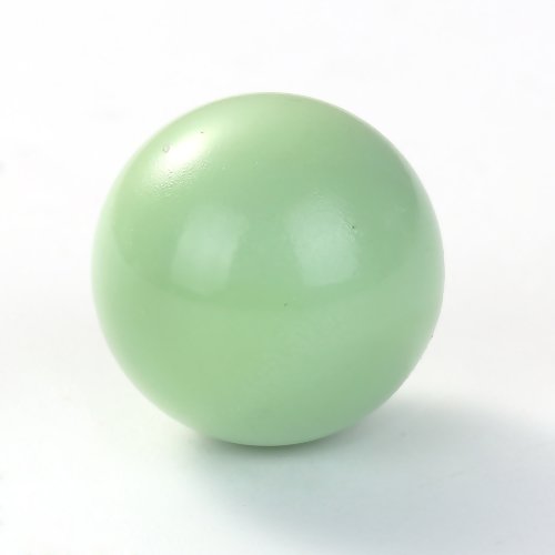 1 boule bola musical de grossesse - grelot mexicain - 16 mm - vert tendre - r845