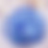 Galon pompon - tons bleus - vendu par 0.50 cm