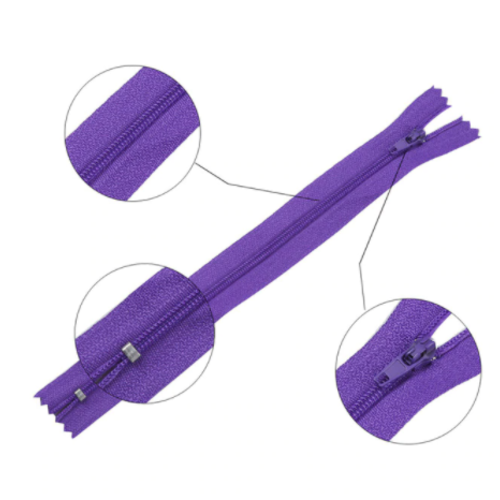 Fermeture eclair  - non séparable 20 cm - violet