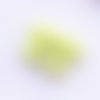 1 perle en silicone - etoile - vert anis - 23 mm