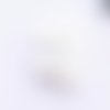 2 perles en silicone - etoile - blanc - 14 mm - r322
