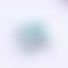 1 perle en silicone - etoile - bleu ciel - 23 mm