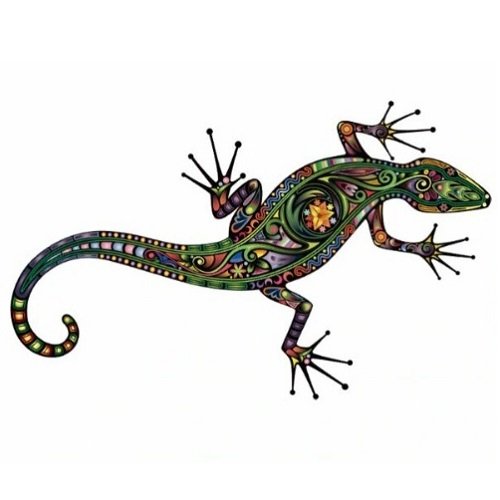 Transfert thermocollant " gecko "  21 x 24 cm