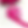 Ruban velours fuchsia - 09 mm - vendu au mètre